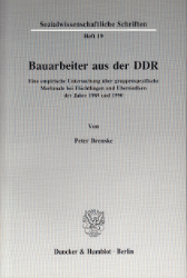 Bauarbeiter aus der DDR
