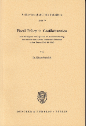 Fiscal Policy in Großbritannien