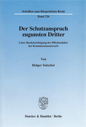 Der Schutzanspruch zugunsten Dritter