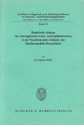 Buchcover Empirische Analyse der interregionalen Lohn- und Gehaltsstruktur in der Verarbeitenden ...