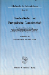 Bundesländer und Europäische Gemeinschaft