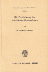 Die Preisbildung der öffentlichen Unternehmen