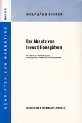 Der Absatz von Investitionsgütern