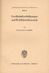 Gesellschaftsschädigungen und Wohlfahrtsökonomik