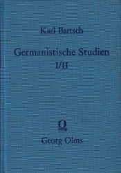 Germanistische Studien I/II. Supplement zur Germania