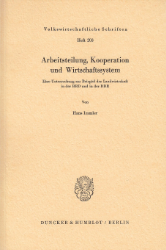 Buchcover Arbeitsteilung, Kooperation und Wirtschaftssystem