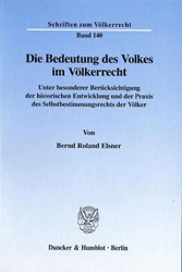 Die Bedeutung des Volkes im Völkerrecht