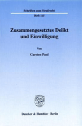 Buchcover Zusammengesetztes Delikt und Einwilligung
