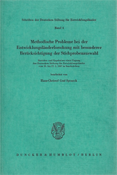 Methodische Probleme bei der Entwicklungsländerforschung mit besonderer Berücksichtigung der Stichprobenauswahl