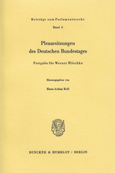 Plenarsitzungen des Deutschen Bundestages