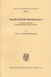 Gesellschaftliche Bedarfsanalyse