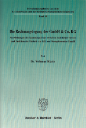 Die Rechnungslegung der GmbH & Co.KG