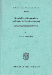 Gemeindliche Gebietsreform und regionale Energieversorgung