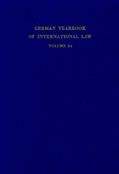 German Yearbook of International Law / Jahrbuch für Internationales Recht