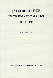 Jahrbuch für Internationales Recht
