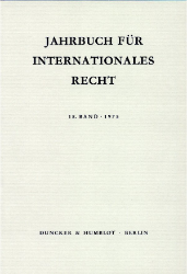 Jahrbuch für Internationales Recht
