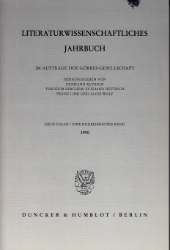 Literaturwissenschaftliches Jahrbuch. 31. Band (1990)