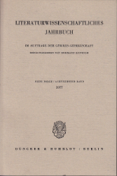 Literaturwissenschaftliches Jahrbuch. 18. Band (1978)
