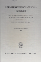 Literaturwissenschaftliches Jahrbuch. 36. Band (1995)