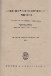Literaturwissenschaftliches Jahrbuch. 24. Band (1983)