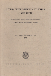 Literaturwissenschaftliches Jahrbuch.14.Band (1973)