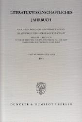 Literaturwissenschaftliches Jahrbuch. 35. Band (1994)