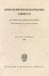Literaturwissenschaftliches Jahrbuch. 10. Band (1969)