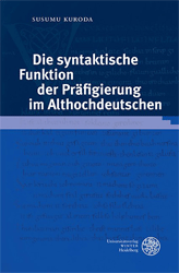 Die syntaktische Funktion der Präfigierung im Althochdeutschen