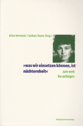 »Was wir einsetzen können, ist Nüchternheit«