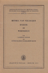 Henric van Veldeken. Eneide. III: Wörterbuch