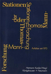 Stationen der Thomas-Mann-Forschung