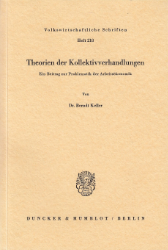 Buchcover Theorien der Kollektivverhandlungen