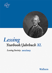 Lessing Yearbook/Jahrbuch: Vol. XL, 2012/13