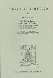 Der Tantra-Katalog des Bu ston im Vergleich mit der Abteilung Tantra des tibetischen Kanjur
