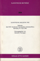 Slavistische Linguistik 1992
