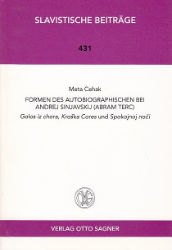 Formen des Autobiographischen bei Andrej Sinjavskij (Abram Terc) - Cehak, Meta