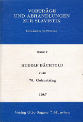Rudolf Bächtold zum 70. Geburtstag