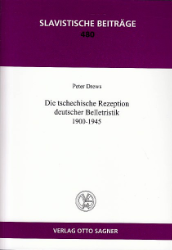 Die tschechische Rezeption deutscher Belletristik 1900-1945