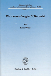 Buchcover Weltraumhaftung im Völkerrecht