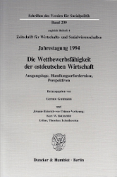 Die Wettbewerbsfähigkeit der ostdeutschen Wirtschaft