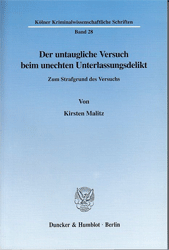 Der untaugliche Versuch beim unechten Unterlassungsdelikt