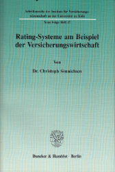 Rating-Systeme am Beispiel der Versicherungswirtschaft
