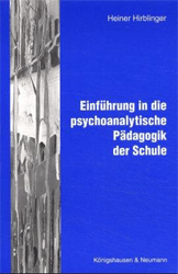Buchcover Einführung in die psychoanalytische Pädagogik der Schule
