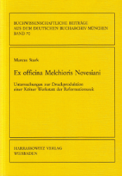Ex officina Melchioris Novesiani