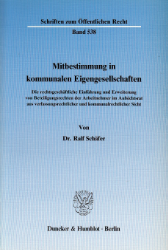 Mitbestimmung in kommunalen Eigengesellschaften