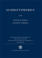 Schriftproben von Peter Hammer