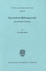 Sportstätten-Haftungsrecht