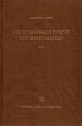 Die synagogale Poesie des Mittelalters