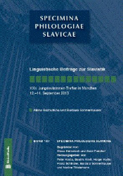 Linguistische Beiträge zur Slavistik [XXII]