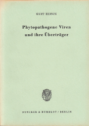 Phytopathogene Viren und ihre Überträger / Phytopathogenic Viruses and their Vectors